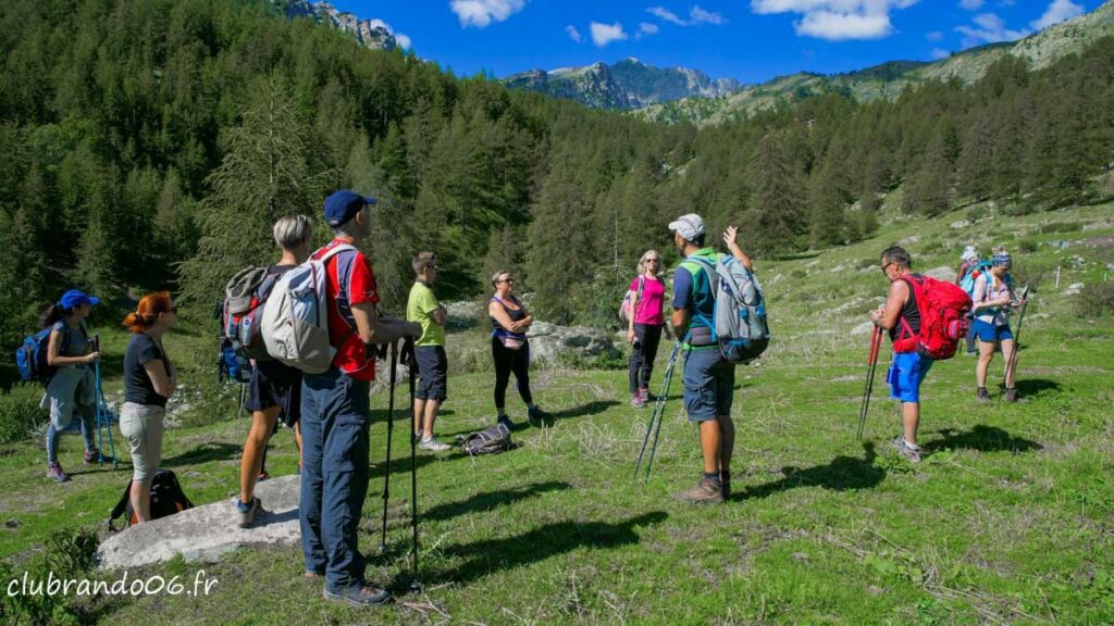 rando mercantour clubrando06 sensibilisation à l'environnement Fontanalbe vallée des merveilles